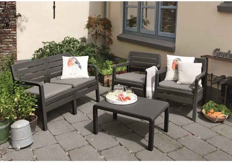 Комплект садовой мебели Keter Delano (Graphite) - 4