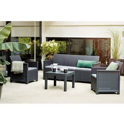 Set mobilier de gradina Keter Elodie 5 (Graphite) Thumb