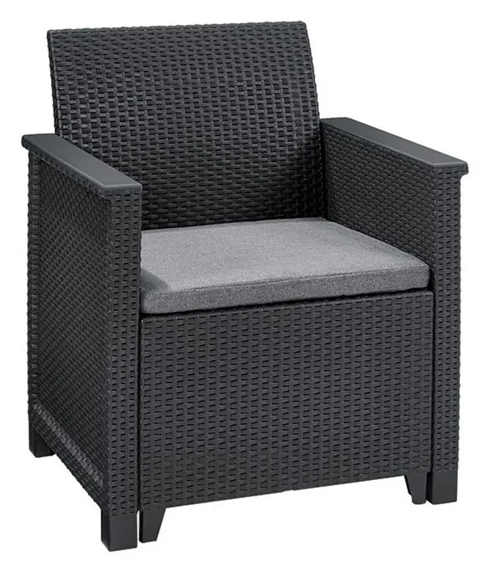 Set mobilier de gradina Keter Elodie Balcony (Graphite) - 2