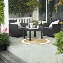 Set mobilier de gradina Keter Elodie Balcony (Graphite) Thumb