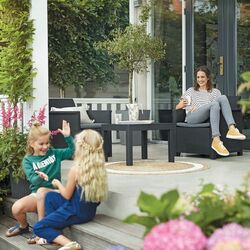 Set mobilier de gradina Keter Elodie Balcony (Graphite) Thumb