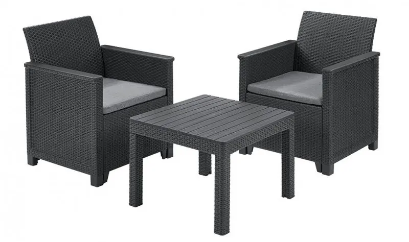 Set mobilier de gradina Keter Elodie Balcony (Graphite)
