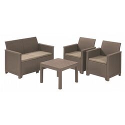 Set mobilier de gradina Keter Elodie (Cappuccino) Thumb