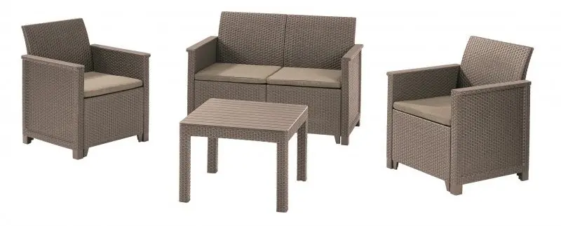 Set mobilier de gradina Keter Elodie (Cappuccino)