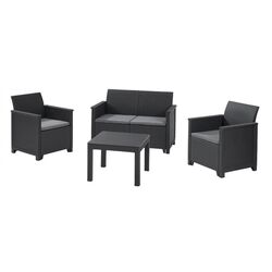 Set mobilier de gradina Keter Elodie (Graphite)