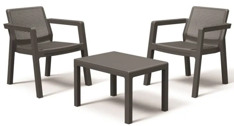 Set mobilier de gradina Keter Emily Balcony 247062 (Graphite)