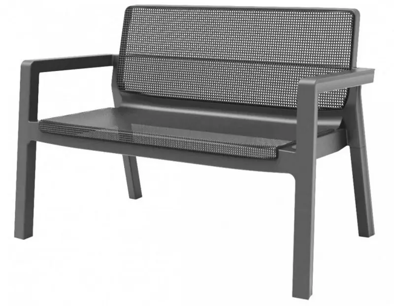 Set mobilier de gradina Keter Emily Patio (Graphite) - 3