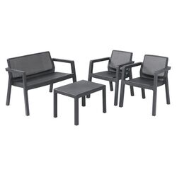 Set mobilier de gradina Keter Emily Patio (Graphite)