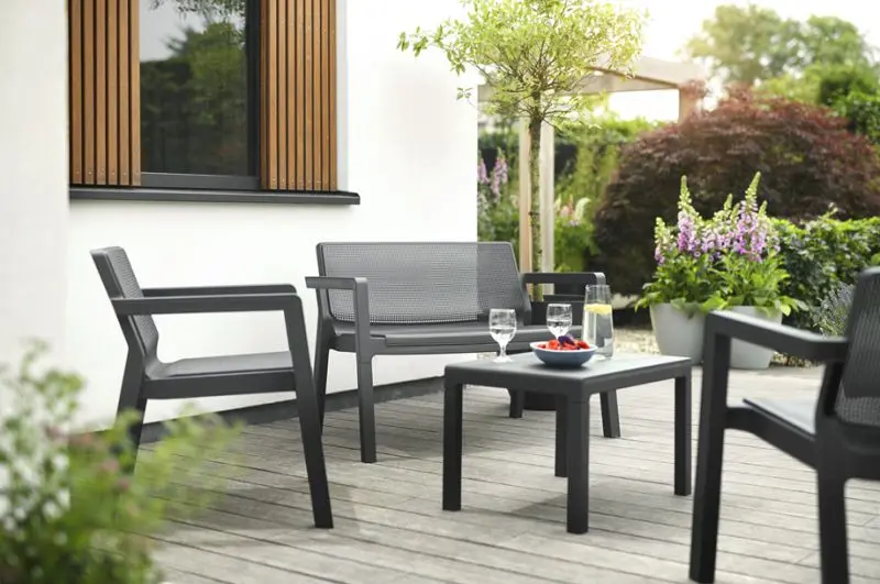 Set mobilier de gradina Keter Emily Patio (Graphite) - 6