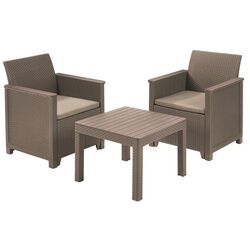 Set mobilier de gradina Keter Emma Balcony Classic (Cappuccino/Sand)