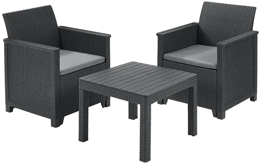 Set mobilier de gradina Keter Emma Balcony Classic (Graphite/Gray)