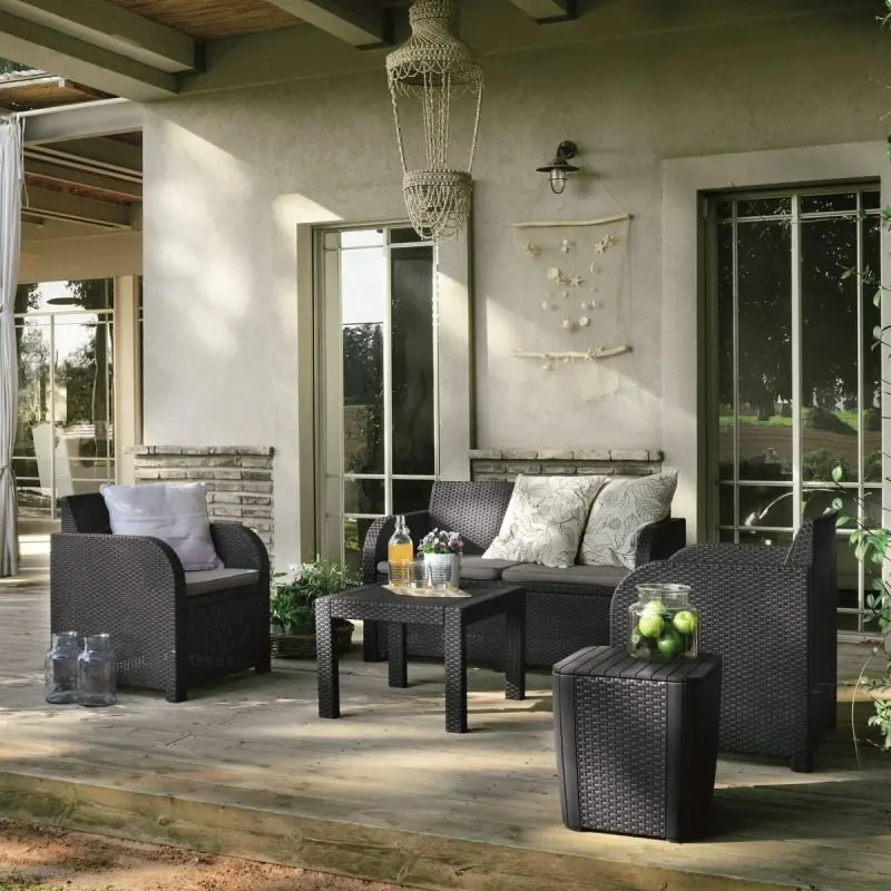 Set mobilier de gradina Keter Georgia (Graphite) - 4