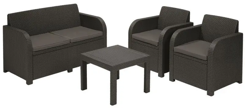 Set mobilier de gradina Keter Georgia (Graphite)