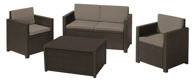 Set mobilier de gradina Keter Monaco (Brown)
