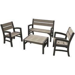 Set mobilier de gradina Keter Montero (Graphite/Gray Brown)