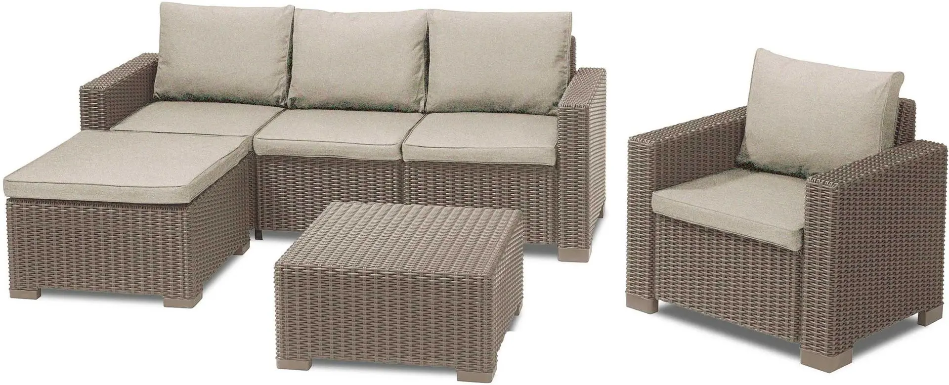 Set mobilier de gradina Keter Moorea Set Unity (Cappuccino)