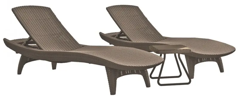 Set mobilier de gradina Keter Pacific (Cappuccino)