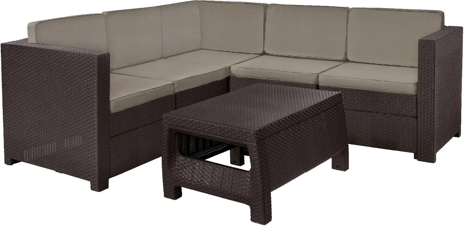 Set mobilier de grădină Keter Provence 2336 (Brown/Taupe)