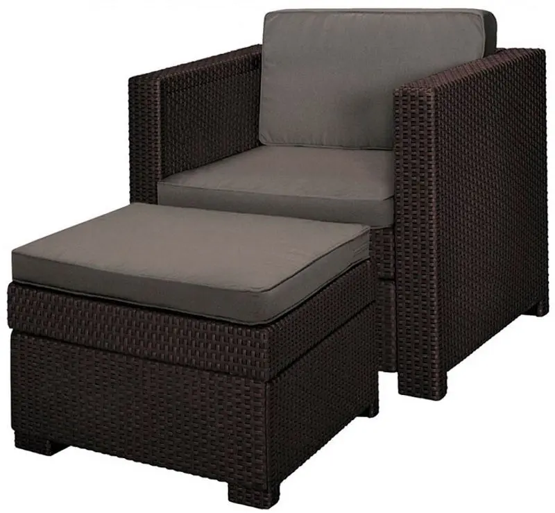 Set mobilier de gradina Keter Provence Chillout (Brown)