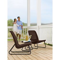 Set mobilier de gradina Keter Rio Patio Set (Brown) Thumb