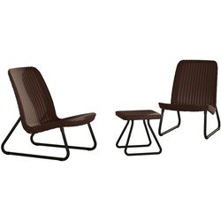 Set mobilier de gradina Keter Rio Patio Set (Brown)