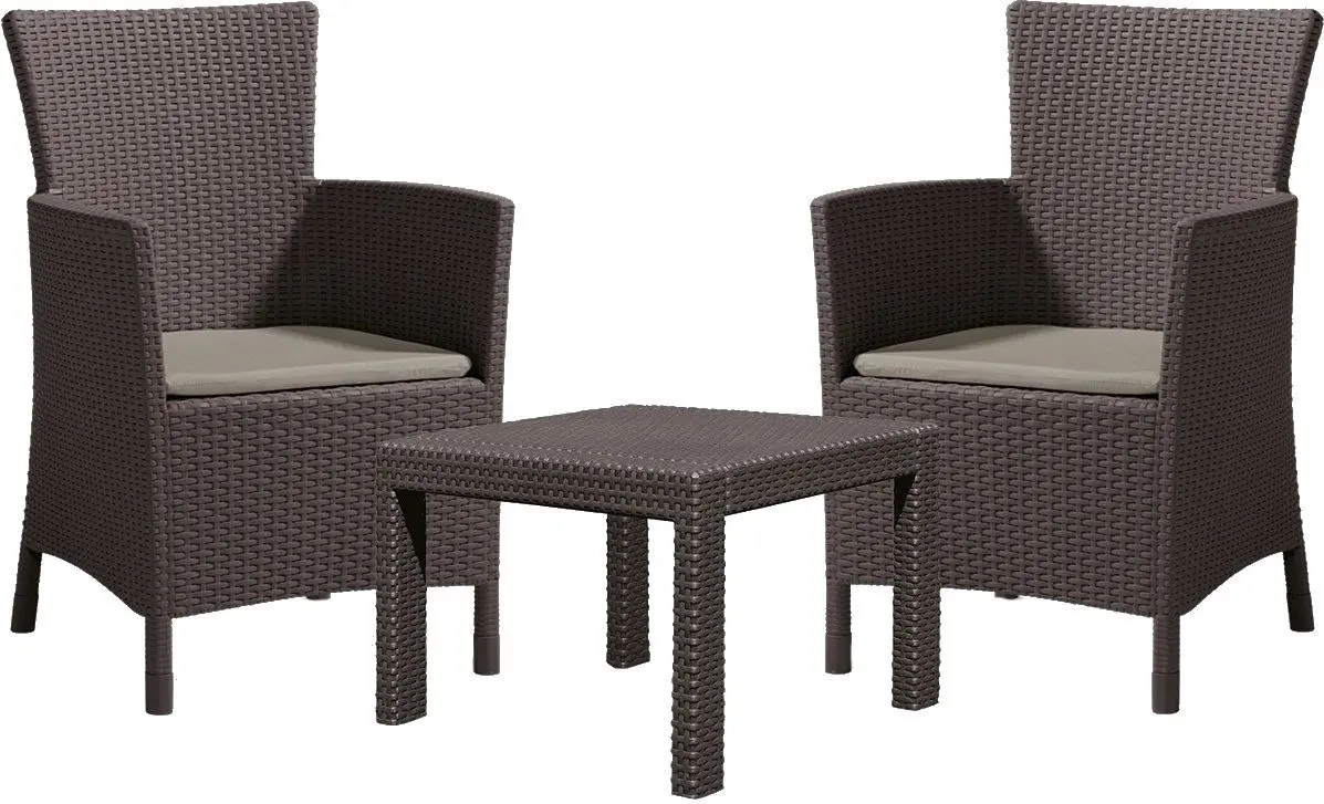 Set mobilier de grădină Keter Rosario Balcony 2332 (Brown/Taupe)