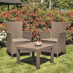 Set mobilier de gradina Keter Rosario (Cappuccino) Thumb