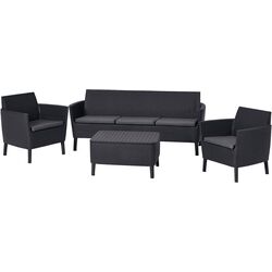 Set mobilier de grădină Keter Salemo 1911 (Graphite/Grey)