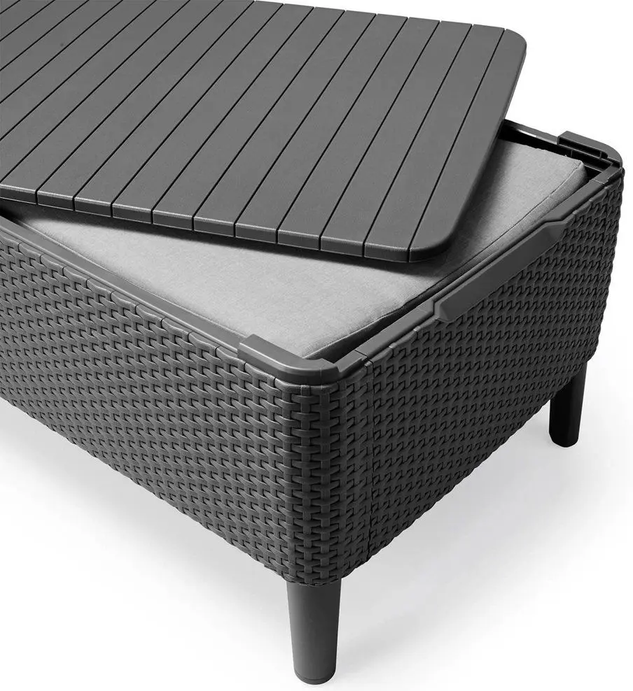 Set mobilier de grădină Keter Salemo 2 1915-0 (Graphite/Grey) - 3