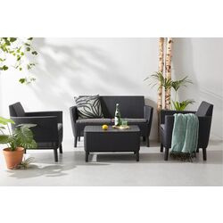 Set mobilier de grădină Keter Salemo 2 1915-0 (Graphite/Grey) Thumb