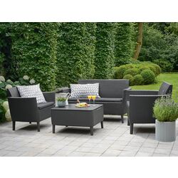 Set mobilier de grădină Keter Salemo 2 1915-0 (Graphite/Grey) Thumb