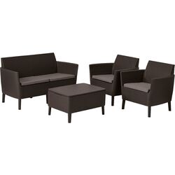 Set mobilier de grădină Keter Salemo 2341 (Brown/Taupe)