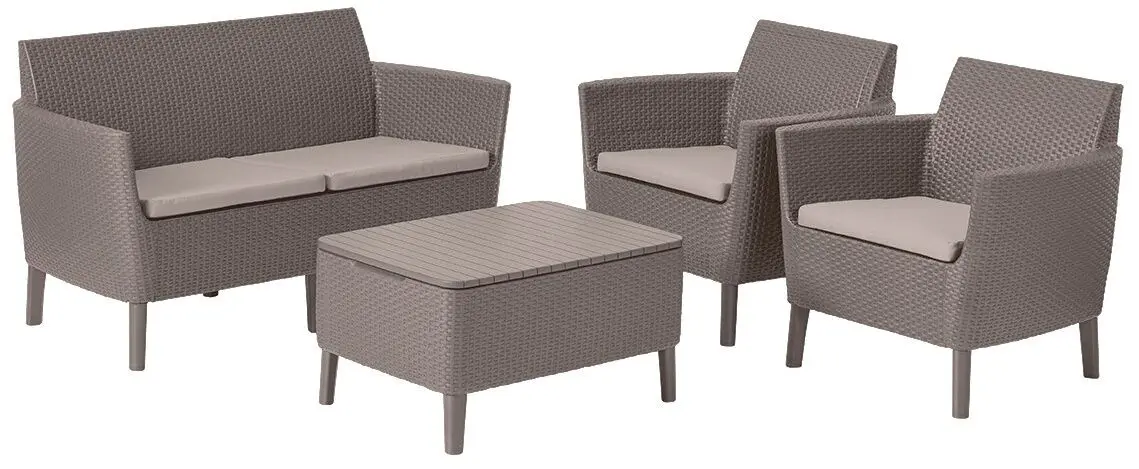 Set mobilier de gradina Keter Salemo 236632 (Cappuccino)