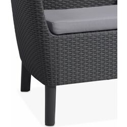 Set mobilier de gradina Keter Salemo 253220 (Graphite/Grey) Thumb