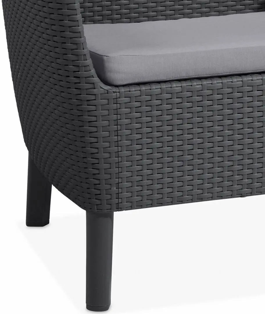 Set mobilier de gradina Keter Salemo 253220 (Graphite/Grey) - 3