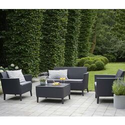 Set mobilier de gradina Keter Salemo 253220 (Graphite/Grey) Thumb