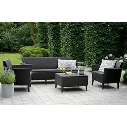 Set mobilier de grădină Keter Salemo 253239 (Graphite/Grey) Thumb