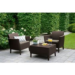 Set mobilier de gradina Keter Salemo 3 (Brown/Grey) Thumb
