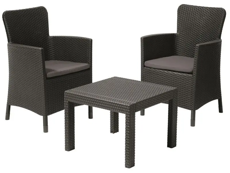 Set mobilier de gradina Keter Salvador (Graphite)