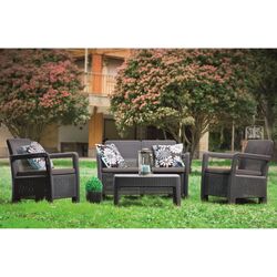 Set mobilier de gradina Keter Tarifa (Graphite) Thumb
