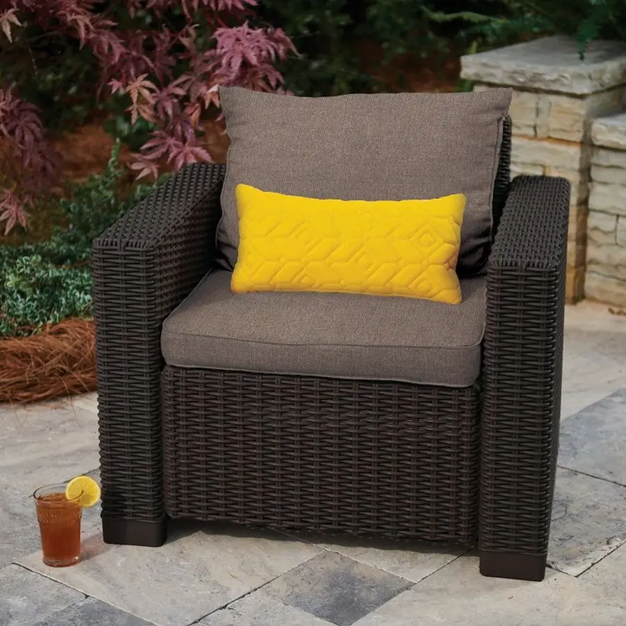 Комплект садовых кресел Keter California Mix&Match 252920 (Brown/Beige) - 3