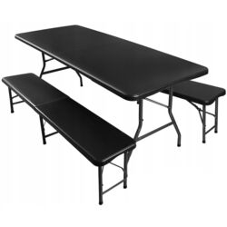 Set mobilier de gradina Malatec Folding (Black)