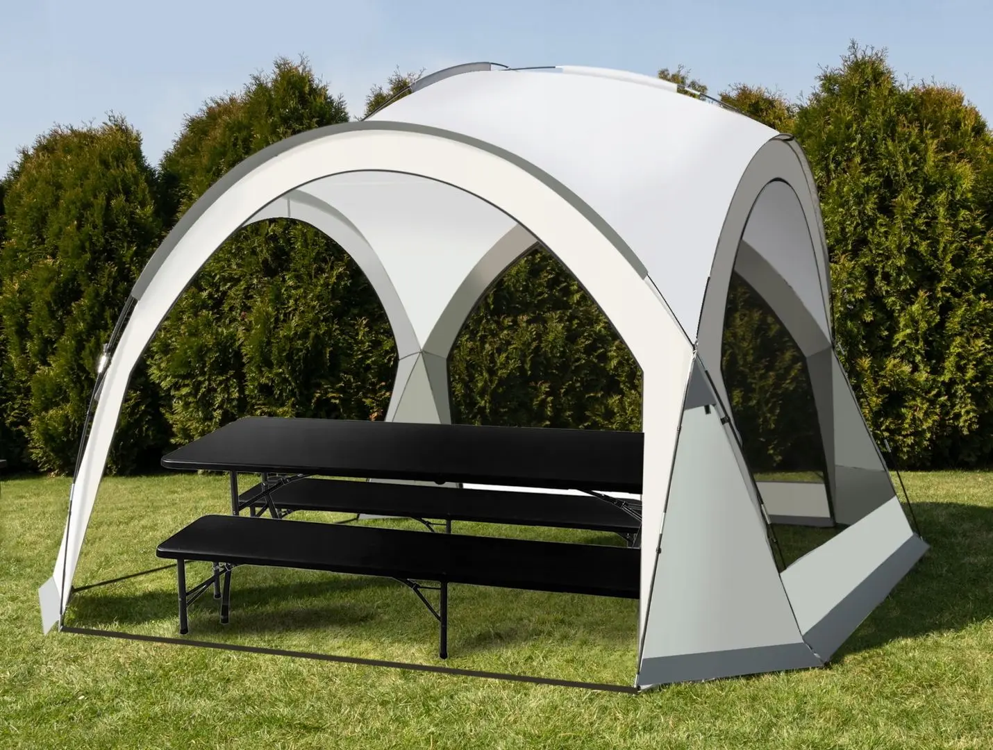 Set mobilier de gradina Malatec Folding (Black)