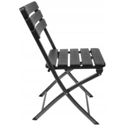 Set scaune de gradina Malatec 12284-IS (Black) Thumb