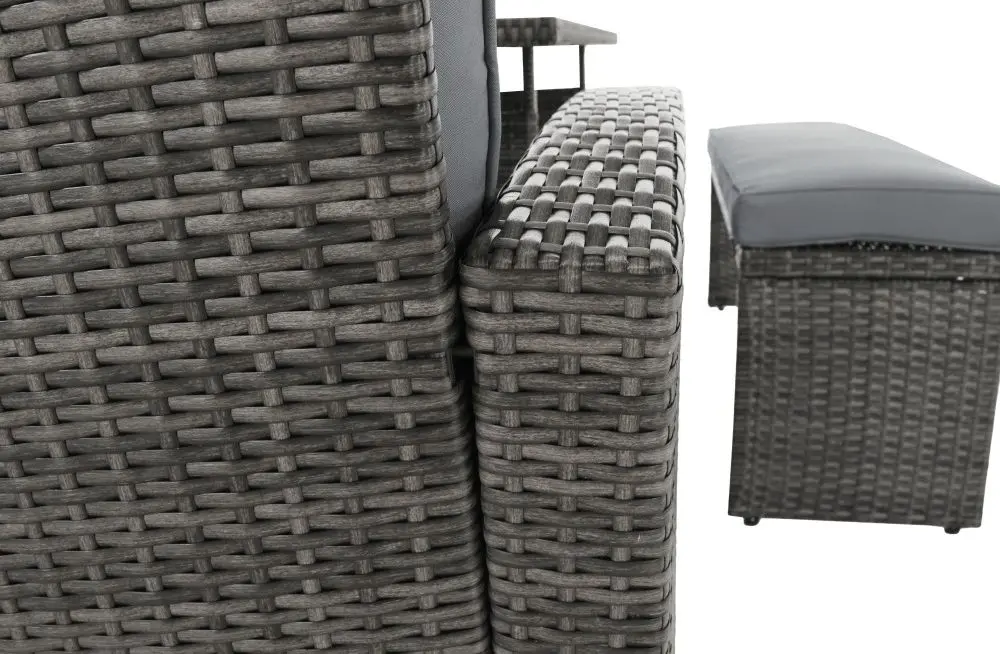 Set mobilier de gradina Mobhaus Aurek (Gray) - 3