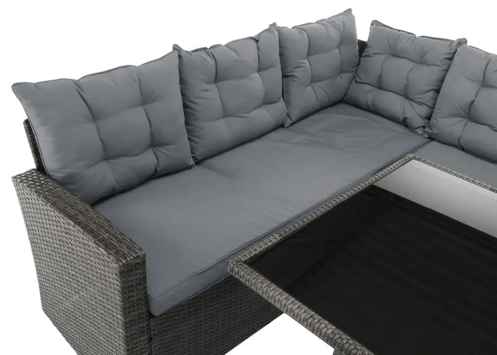 Set mobilier de gradina Mobhaus Aurek (Gray) - 5