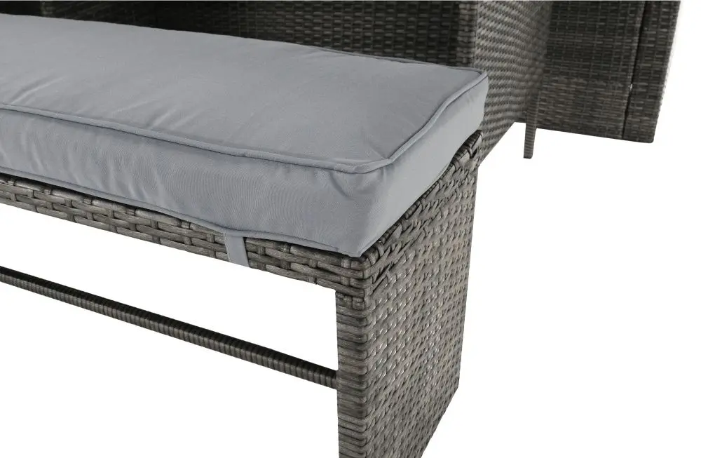 Set mobilier de gradina Mobhaus Aurek (Gray) - 7