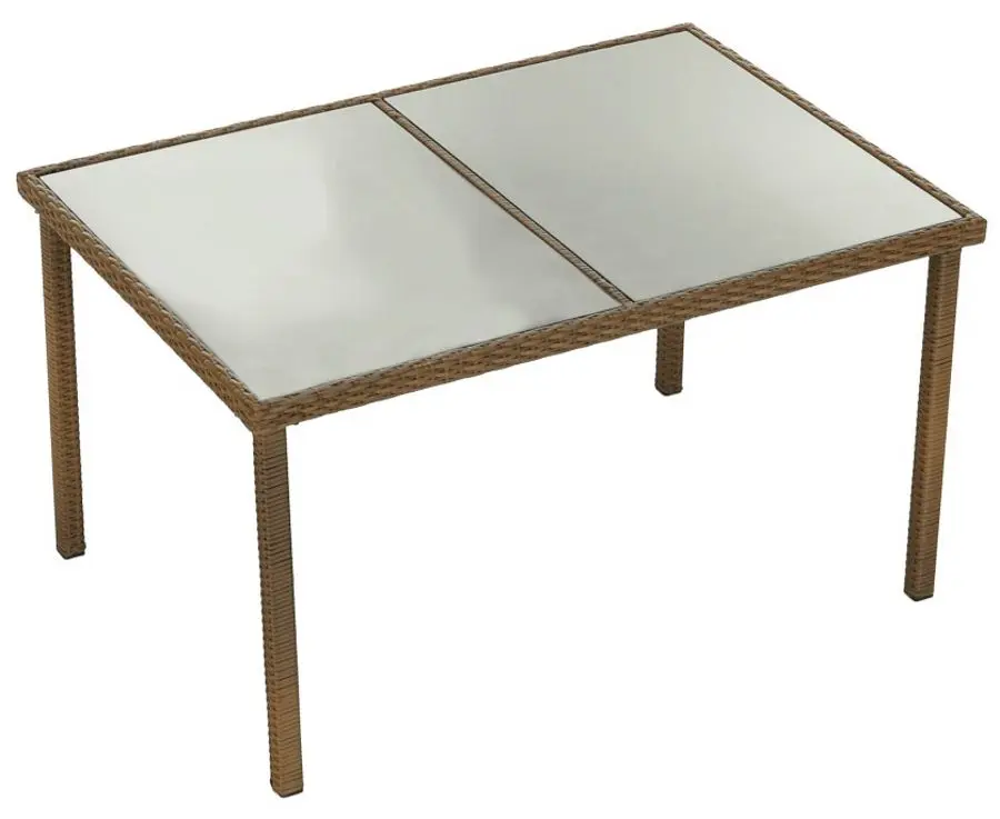 Set mobilier de gradina Mobhaus Garden 6 scaune (Honey/Cream) - 5
