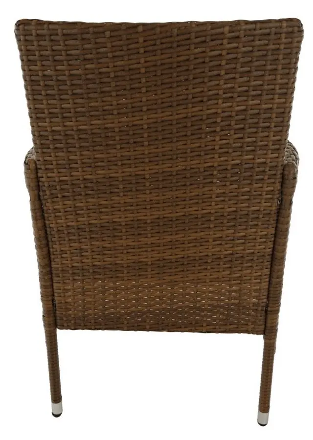 Set mobilier de gradina Mobhaus Garden 6 scaune (Honey/Cream) - 9