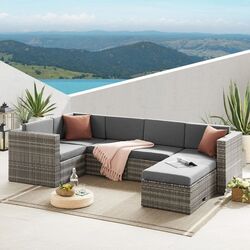 Set mobilier da gradina Mobhaus Gardiana (Gray) Thumb